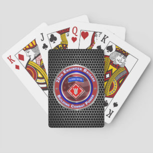 20th Engineer Brigade-Airborne Poker Cards