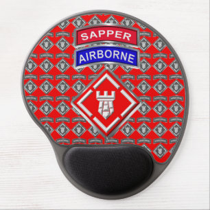 20th Engineer Brigade-Airborne Sapper Gel Mouse Pad