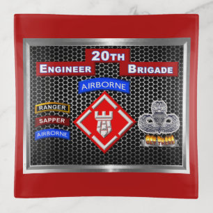 20th Engineer Brigade-Airborne Trinket Tray
