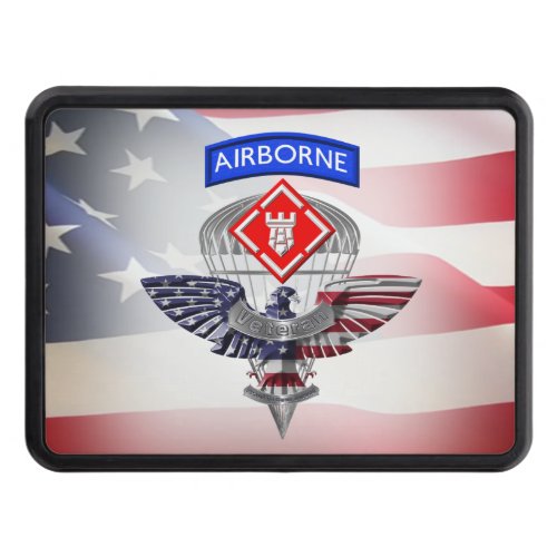 20th Engineer Brigade_Airborne Veteran Hitch Cover