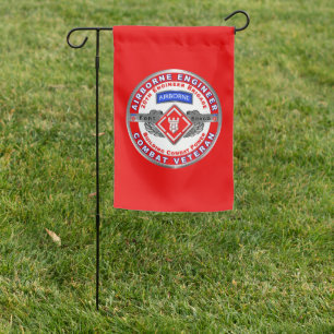 20th Engineer Brigade Combat Veteran Garden Flag
