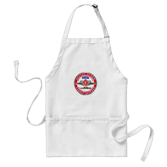 20th Engineer Brigade Desert Storm Adult Apron (Front)