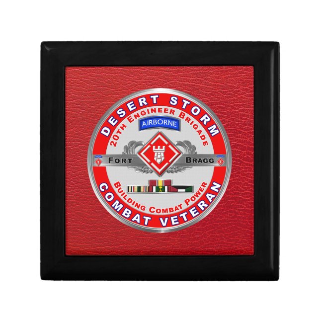 20th Engineer Brigade Desert Storm  Gift Box (Front)