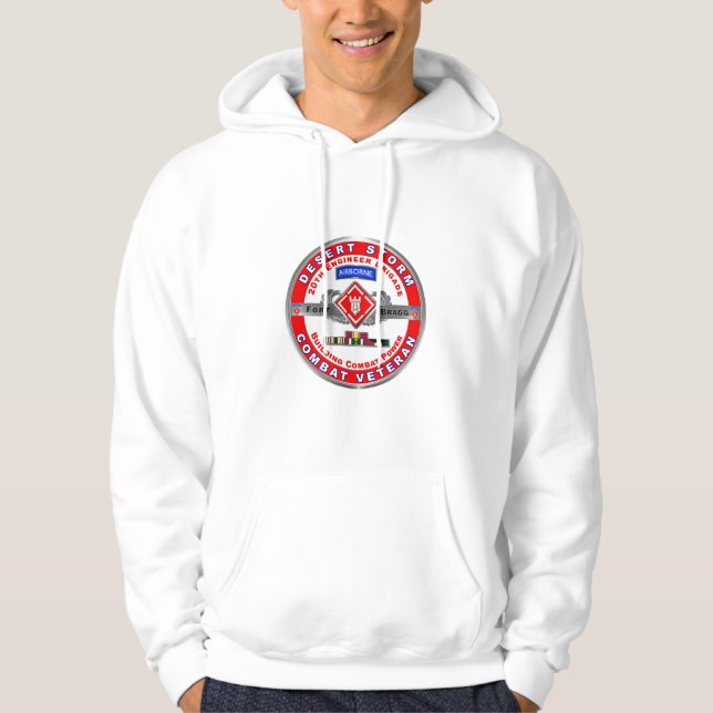 20th Engineer Brigade Desert Storm Hoodie (Front)