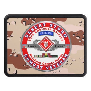 20th Engineer Brigade Desert Storm Veteran Hitch Cover