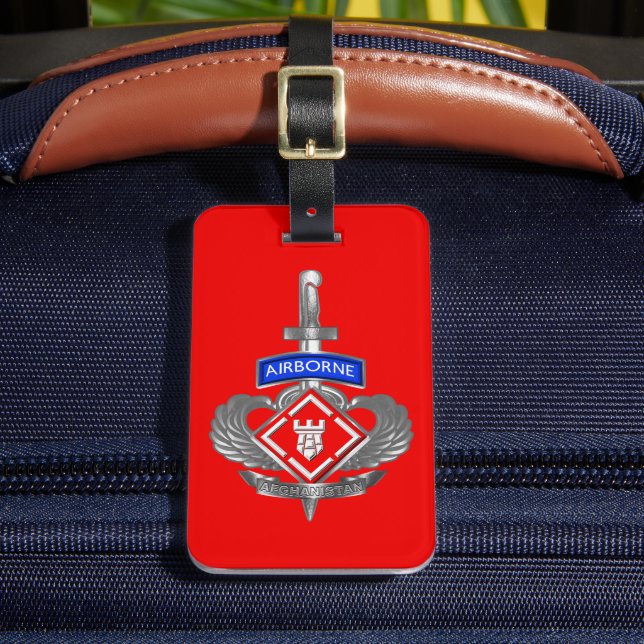 20th Engineer Brigade   Luggage Tag (Front Insitu 2)