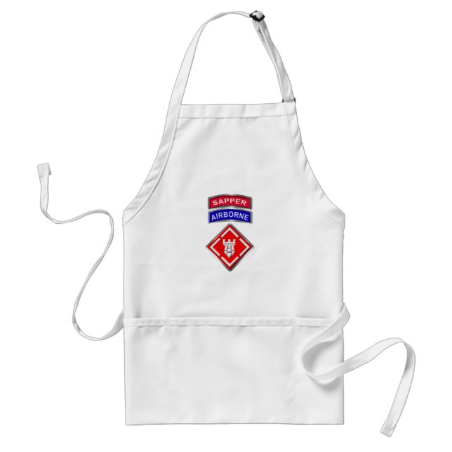 20th Engineer Brigade Sapper – Fort Bragg Adult Apron (Front)