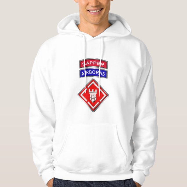 20th Engineer Brigade SAPPER Hoodie (Front)
