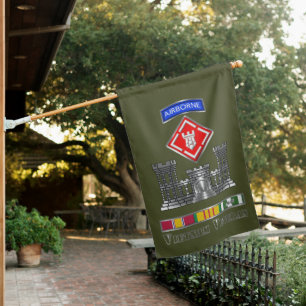 20TH ENGINEER BRIGADE Vietnam Veteran House Flag