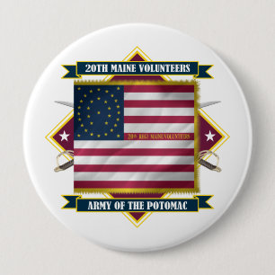 20th Maine Button