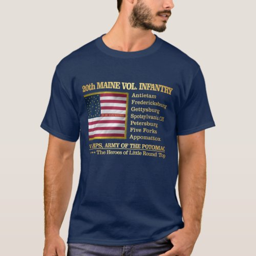 20th Maine Volunteer Infantry BH T_Shirt