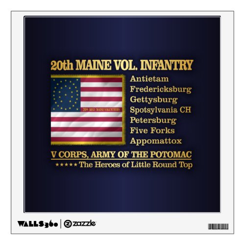 20th Maine Volunteer Infantry BH Wall Sticker