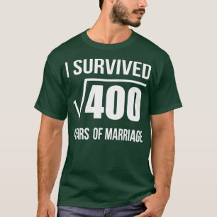 20th Marriage Anniversary Wedding Gift 20 years We T-Shirt
