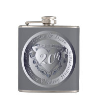 20th Platinum Wedding Anniversary Medallion