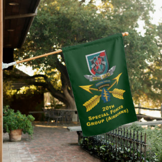 20th Special Forces Group (Airborne) Customized House Flag