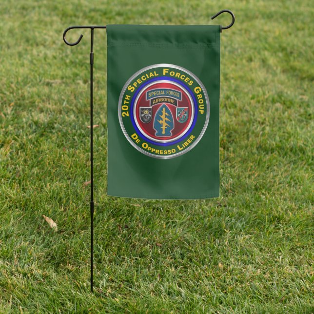 20th    Special Forces Group (AIRBORNE) Garden Flag (In SItu)