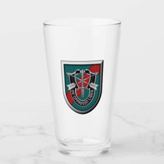 20th Special Forces Group (Airborne) Insignia Glass (Front)