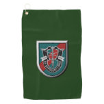 20th Special Forces Group (Airborne) Insignia Golf Towel 20th Special Forces Group (Airborne) Insignia Golf Towel