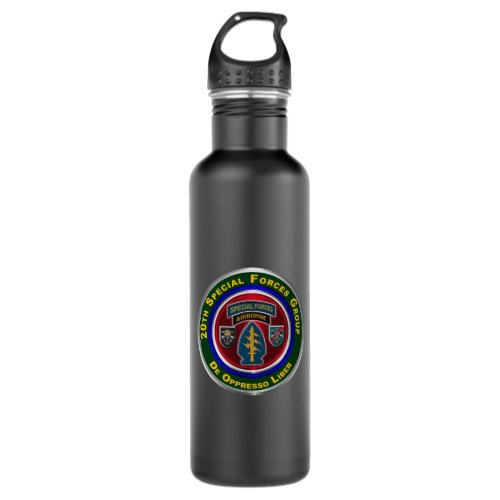 20th Special Forces Group Airborne Stainless Steel Water Bottle