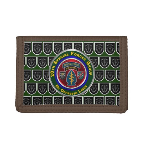 20th Special Forces Group Airborne Trifold Wallet