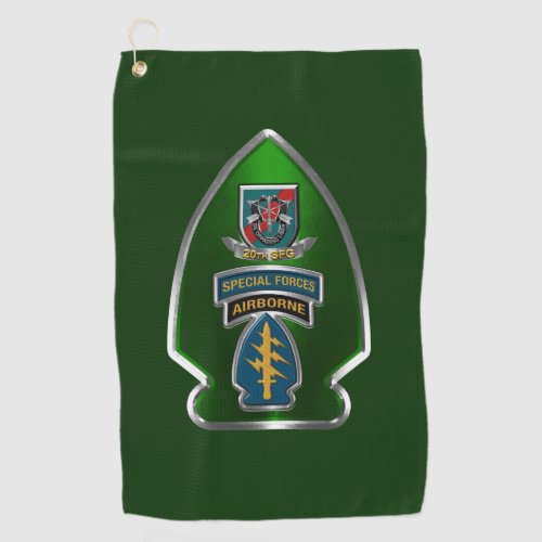 20th Special Forces Group   Golf Towel
