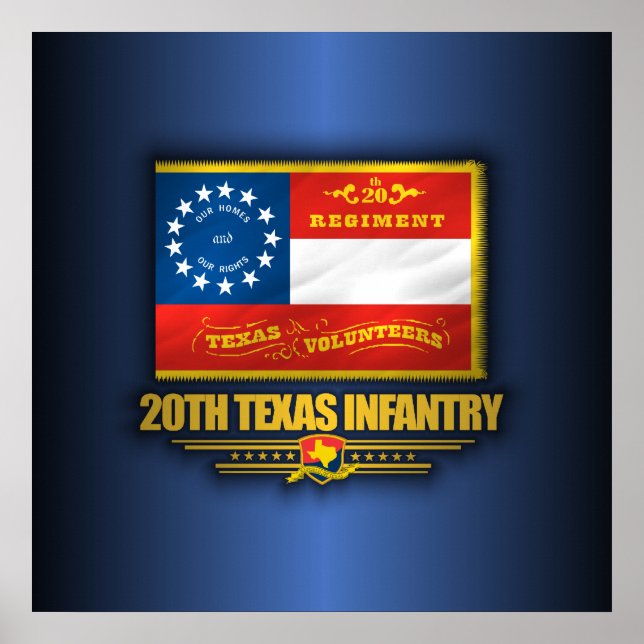 20th Texas Infantry Poster (Front)