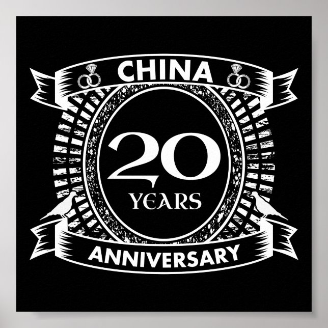 20TH wedding anniversary china Poster (Front)