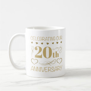 20th Wedding Anniversary Coffee Mug
