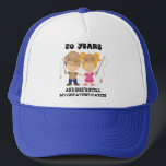 20th Wedding Anniversary Gift For Him Trucker Hat<br><div class="desc">This fun “20 years and shes still my greatest catch” gift is a great gift idea for him on your anniversary. Celebrate 20 Years Together with these 20th Anniversary gifts</div>
