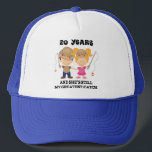 20th Wedding Anniversary Gift For Him Trucker Hat<br><div class="desc">This fun “20 years and shes still my greatest catch” gift is a great gift idea for him on your anniversary. Celebrate 20 Years Together with these 20th Anniversary gifts</div>