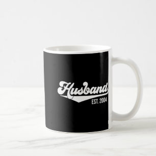 20th Wedding Anniversary Husband Est 2004 T-shirt. Coffee Mug