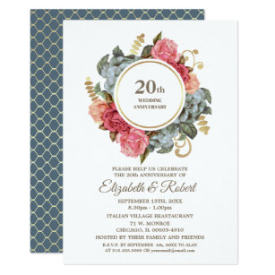 20Th Wedding Anniversary Party Invitations 5