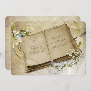 20th Wedding Anniversary Vintage Vow Renewal Invitation