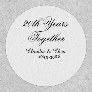 20th Years together anniversary name date year sim Patch