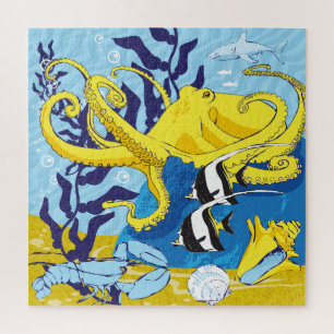 20x20 Ocean Puzzle for Colorblind People