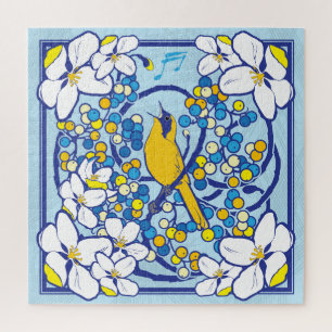 20x20 Square Songbird Puzzle for Colorblind People