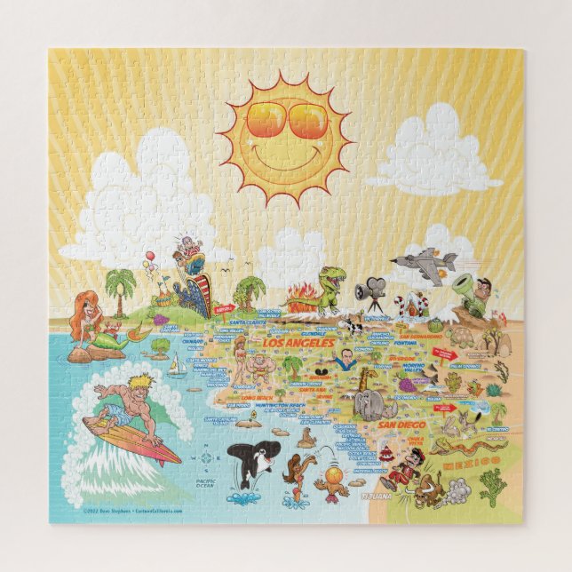 20x20 Sunny SoCal Puzzle (Vertical)