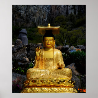 20x24 Golden Buddha Jeju-do Korea Photo Print