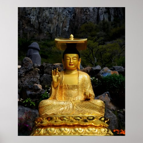 20x24 Golden Buddha Jeju-do Korea Photo Print
