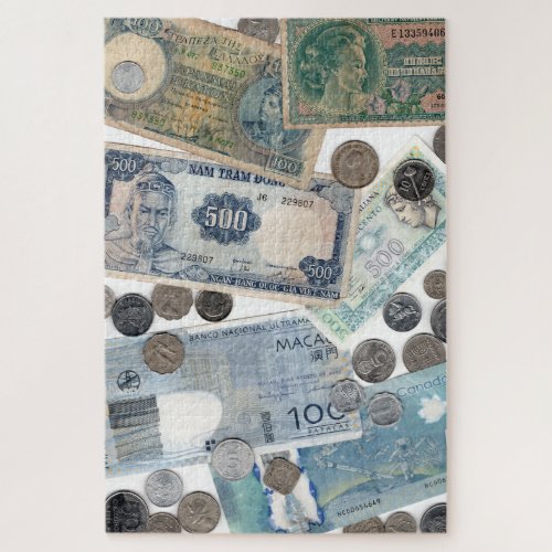 20x30 Antique Money Puzzle for Colorblind People