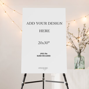 20x30" Foam Board Sign Printing