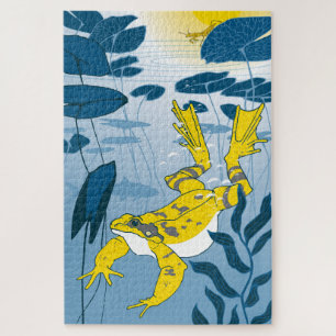 20x30 Frog Pond Puzzle for Colorblind People