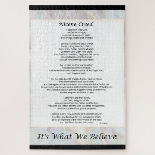 20x30" Large Puzzle Nicene Creed 1014 Piece
