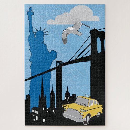 20x30 NY City Puzzle for Colorblind People