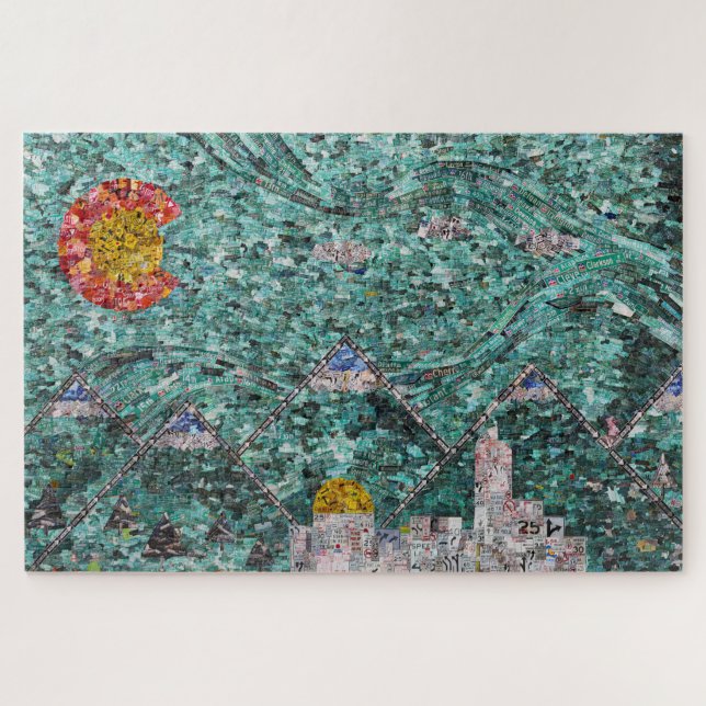 20x30 Puzzle - The Streets of Denver  (Horizontal)