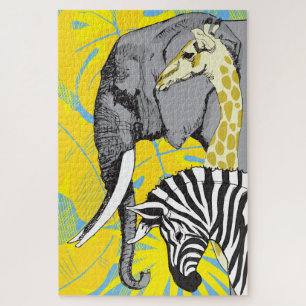 20x30 Safari Puzzle for Colorblind People