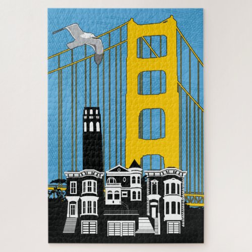 20x30 San Francisco Puzzle for Colorblind People