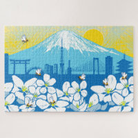 20x30 Tokyo Blossoms Puzzle for Colorblind People