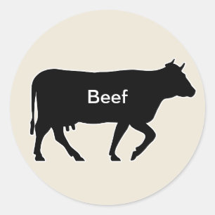 20x Stickers Meal Choice Beef