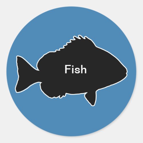 20x Stickers Meal Choice Fish